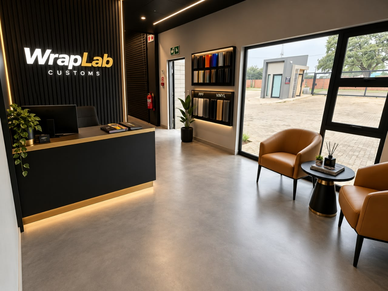 WrapLab Customs reception and film samples